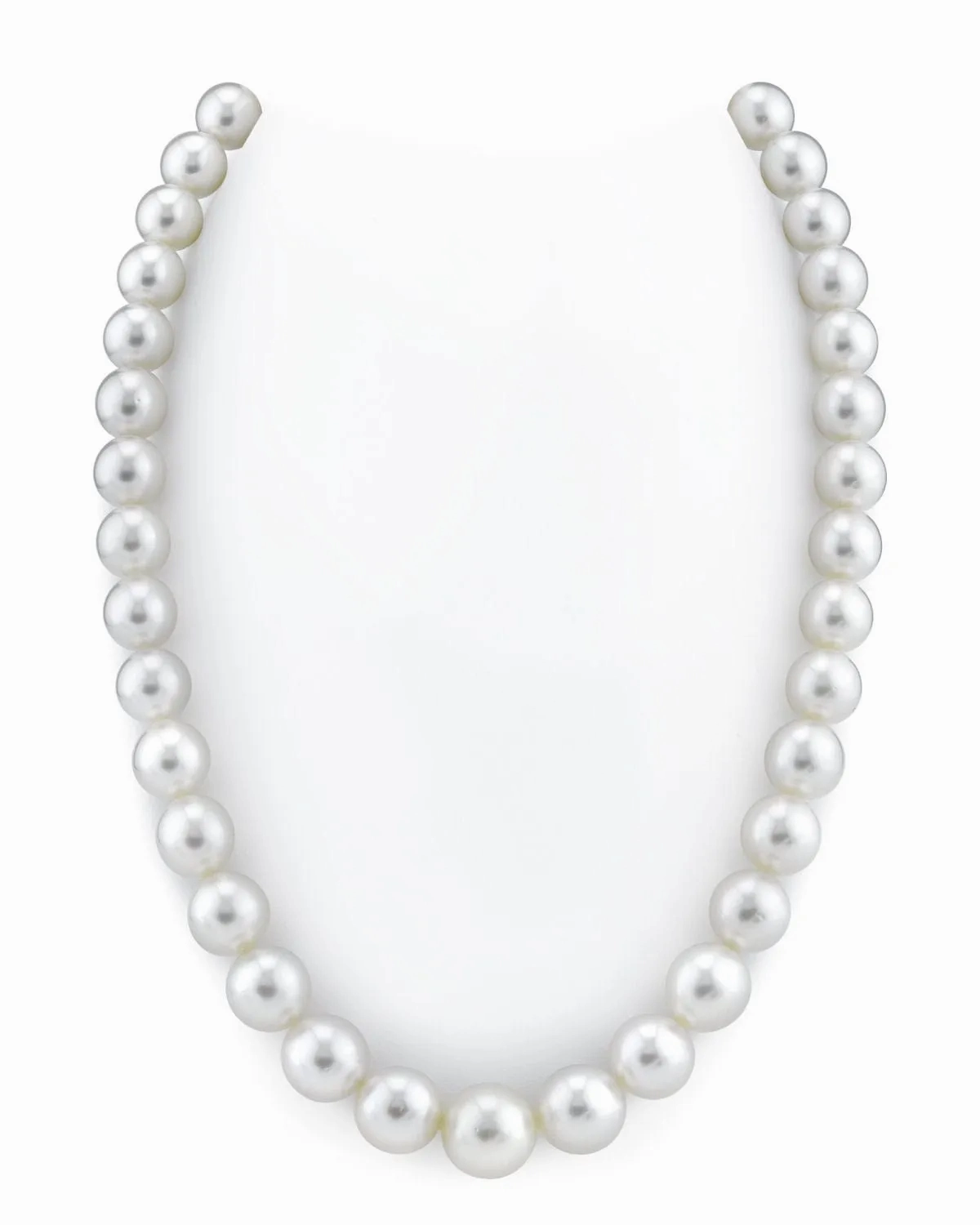 White South Sea Pearl Necklace, 10.0-12.0mm - AAAA Quality