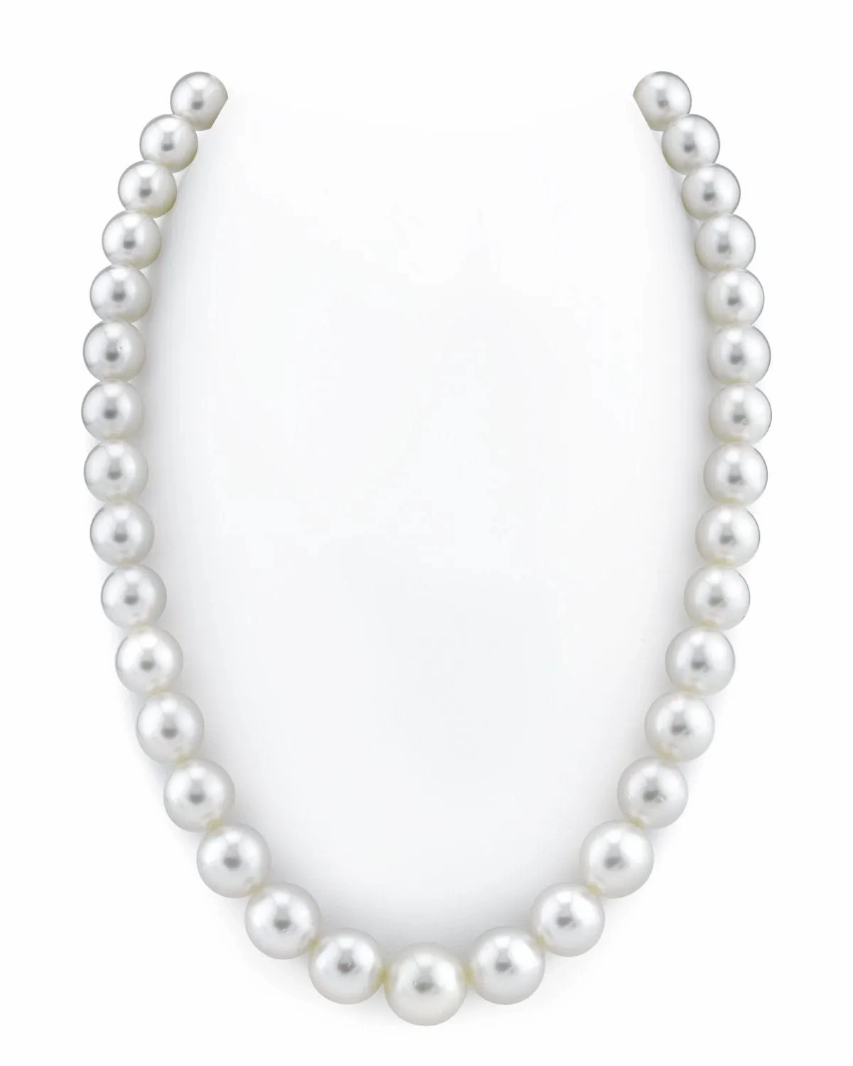 White South Sea Pearl Necklace, 10.0-12.0mm - AAAA Quality