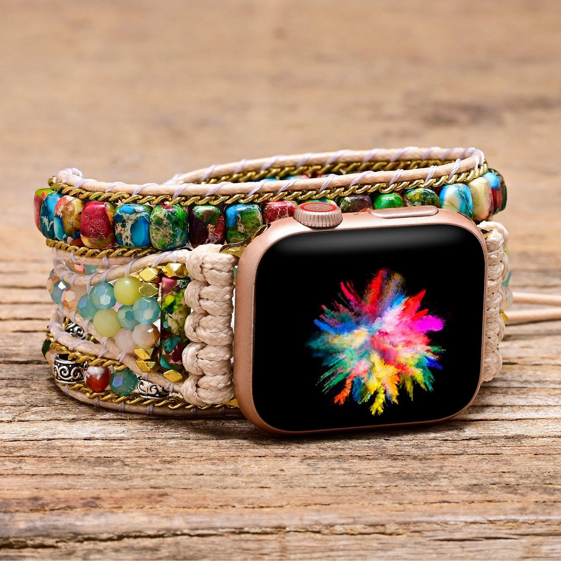 Winding Hand Woven Watchband Bracelet 