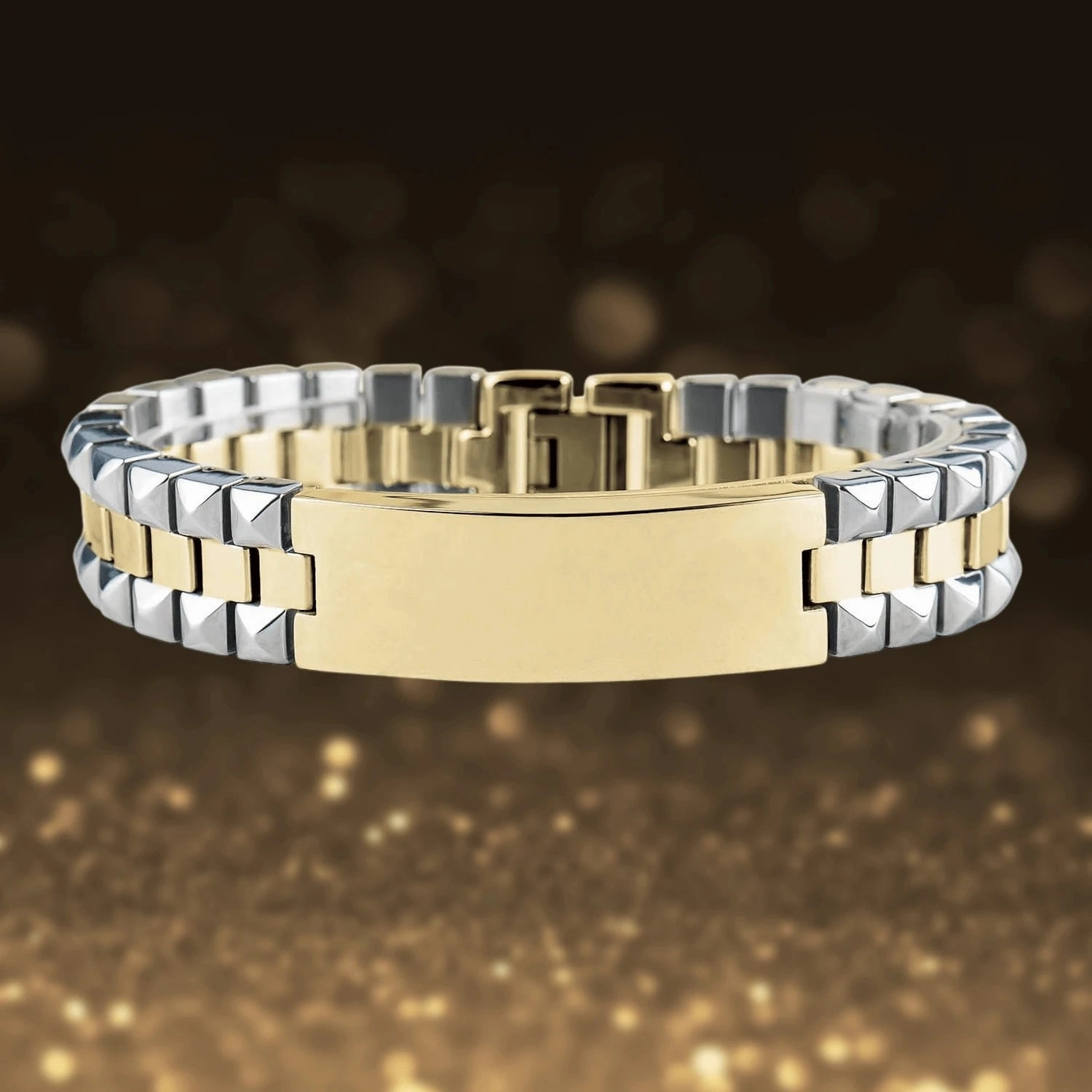 Winslow Two-Tone ID Bracelet