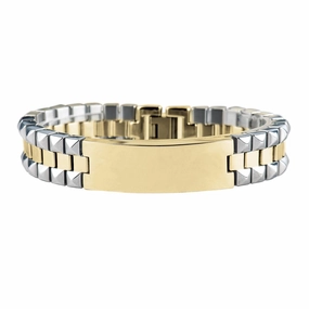 Winslow Two-Tone ID Bracelet 