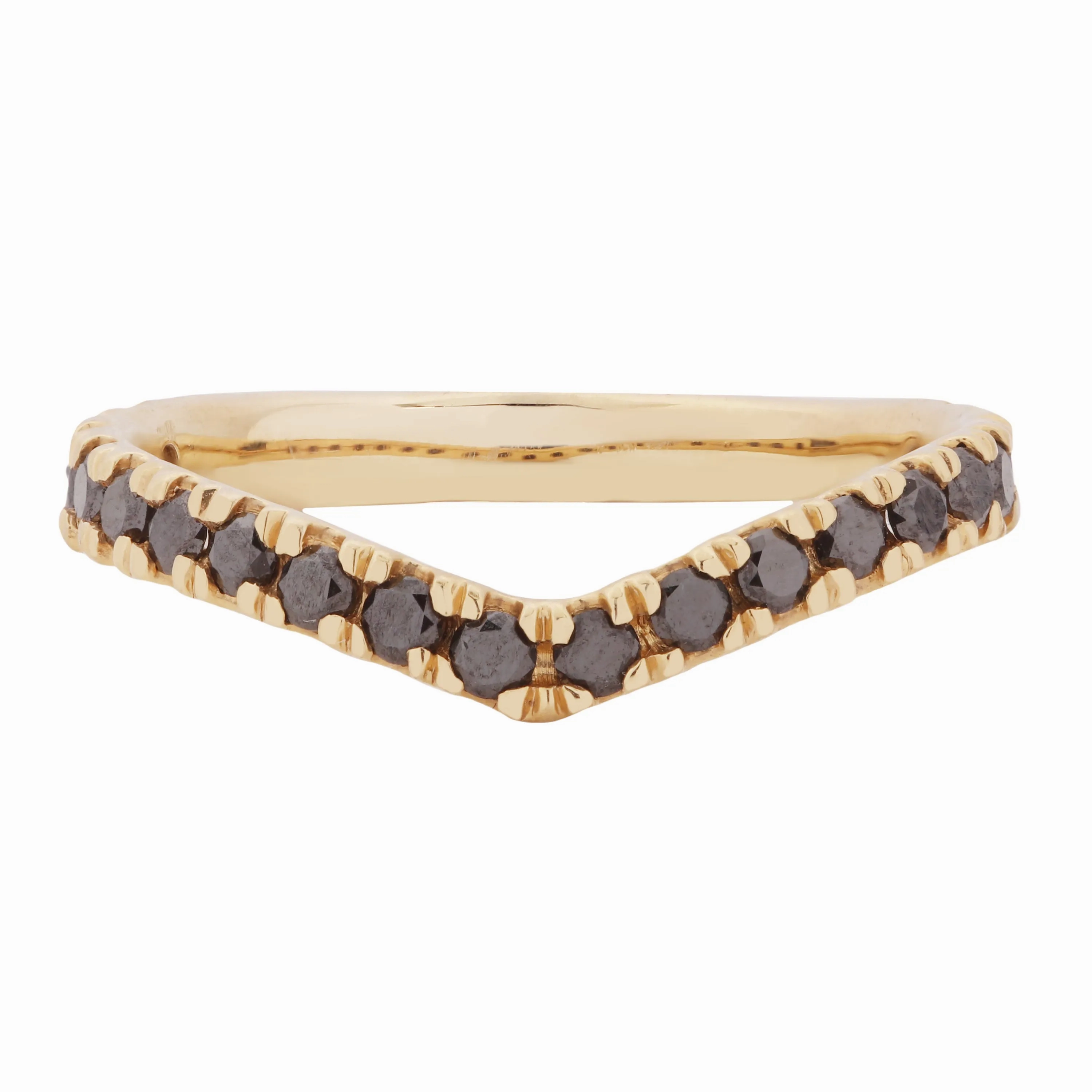 Wishbone Half Eternity Band