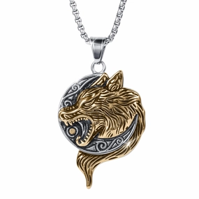 Wolf Moonshadow Pendant 