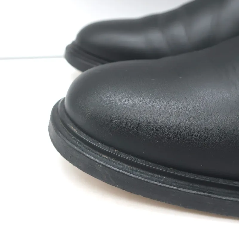 Frauen Chelsea Boots von Common Projects in schwarzem Leder, Größe 37, flache Knöchelstiefel