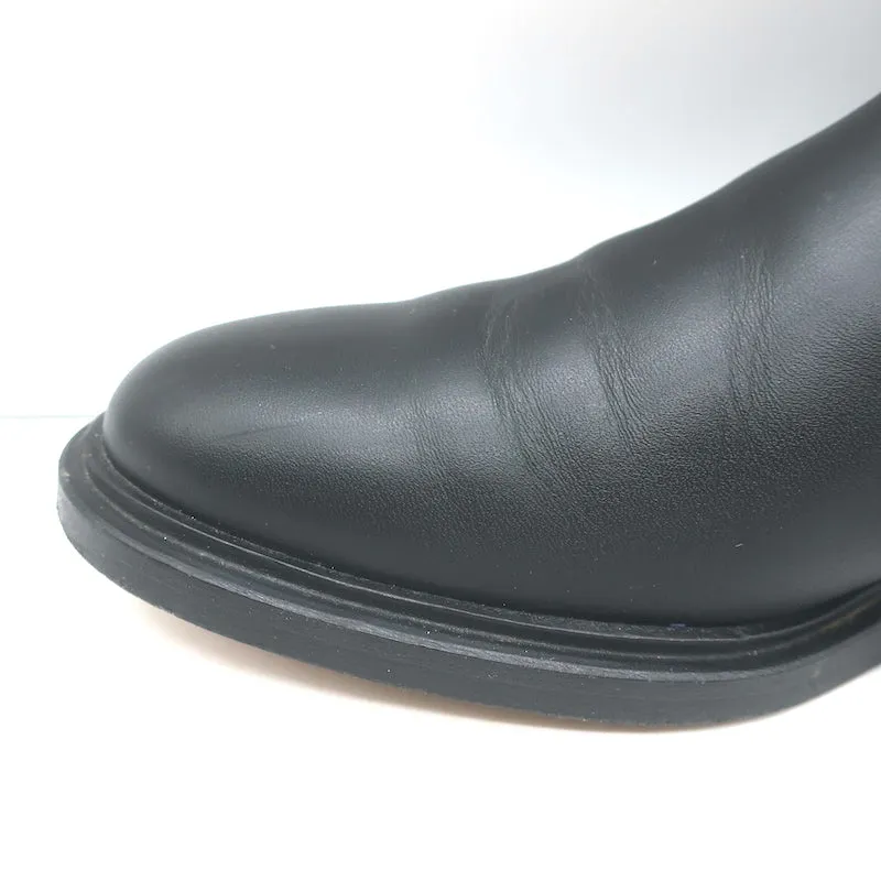 Frauen Chelsea Boots von Common Projects in schwarzem Leder, Größe 37, flache Knöchelstiefel