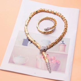 Women's Animal Snake Necklace Bracelet 