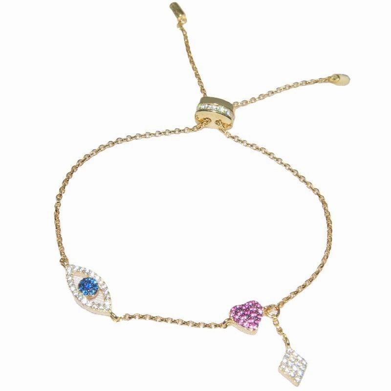 Women's Diamond Eyes Love Hand Ornaments