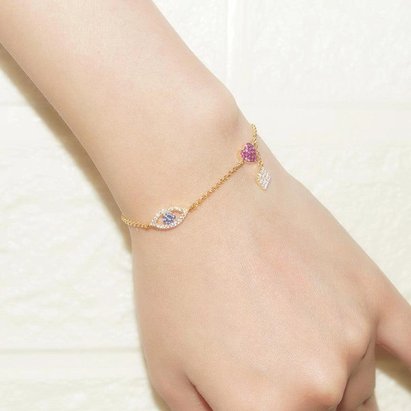 Women's Diamond Eyes Love Hand Ornaments