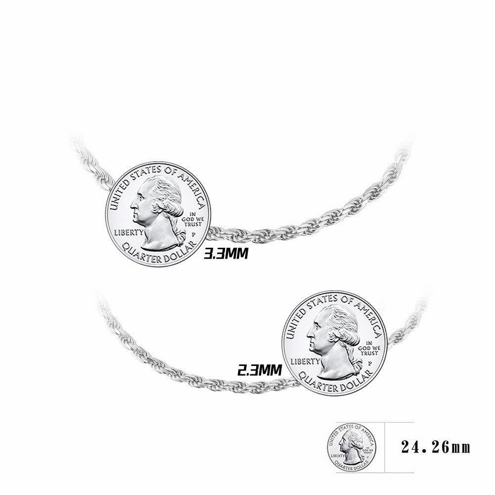 Women's Fashion Braided Twist Car Twist Rope Chain