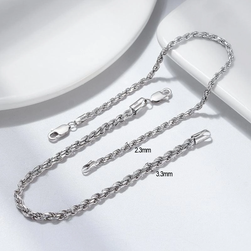 Women's Fashion Braided Twist Car Twist Rope Chain