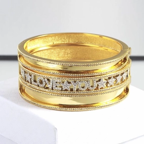 Women's Fashion English Letter Bracelet 