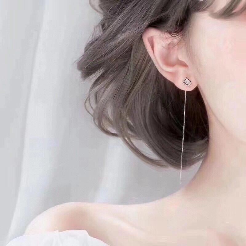 Women's Fashion Mermaid Tail Sterling Silver Ear Wire 