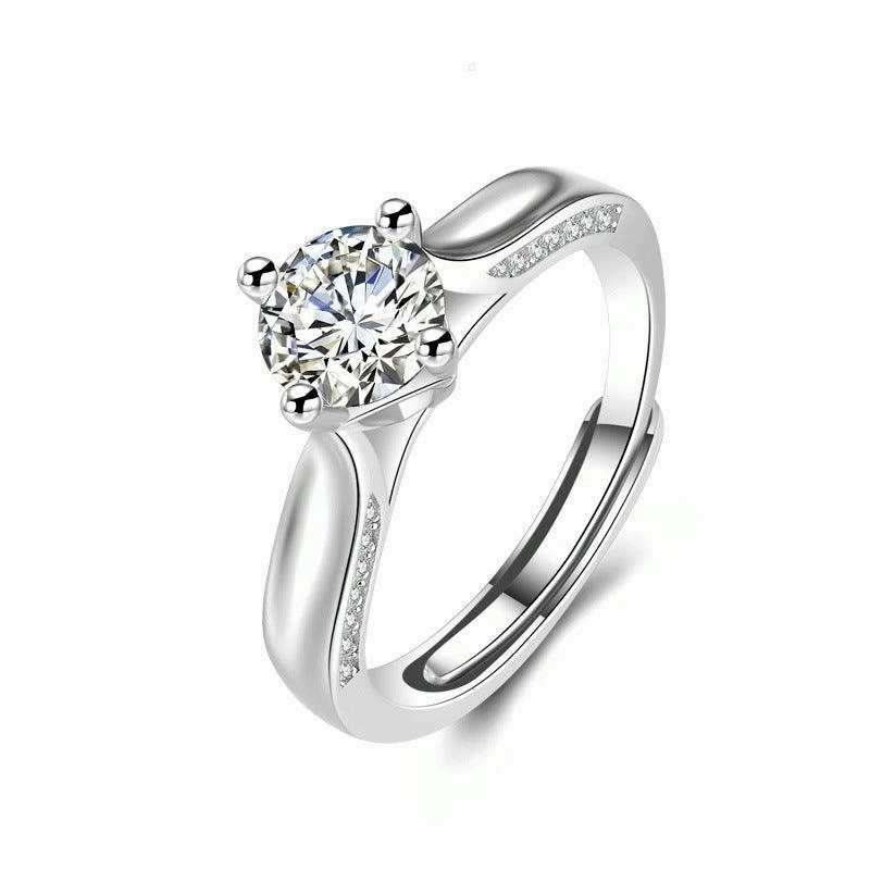 Women's Fashion Mosant Diamond Ring