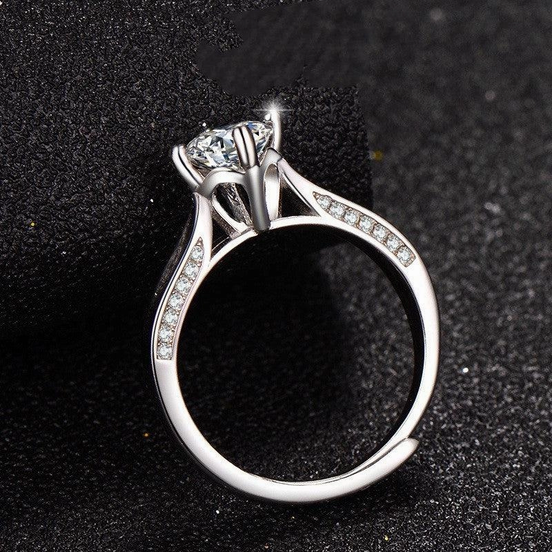 Women's Fashion Mosant Diamond Ring