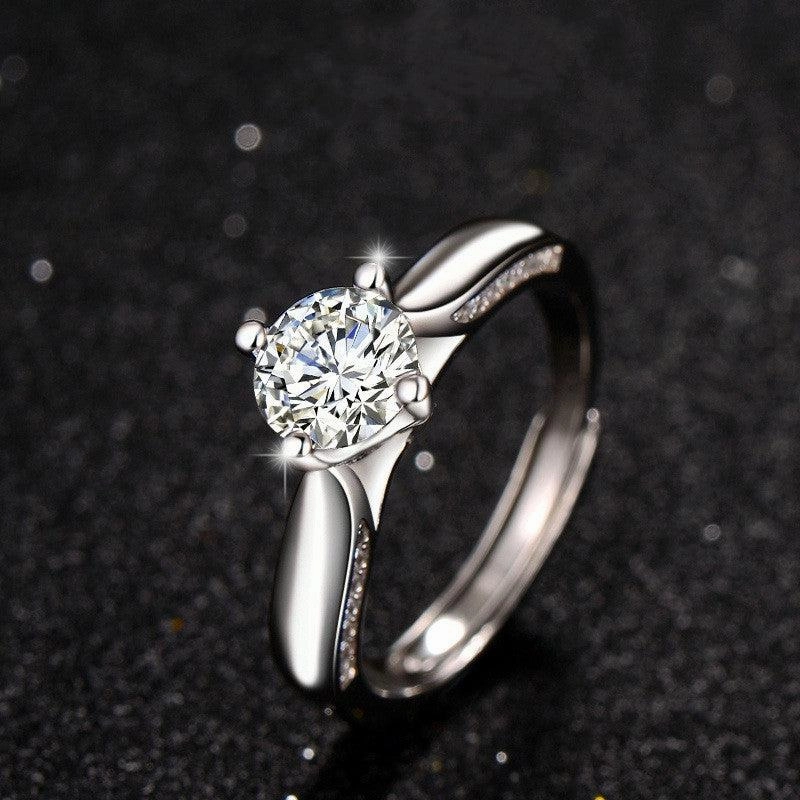 Women's Fashion Mosant Diamond Ring