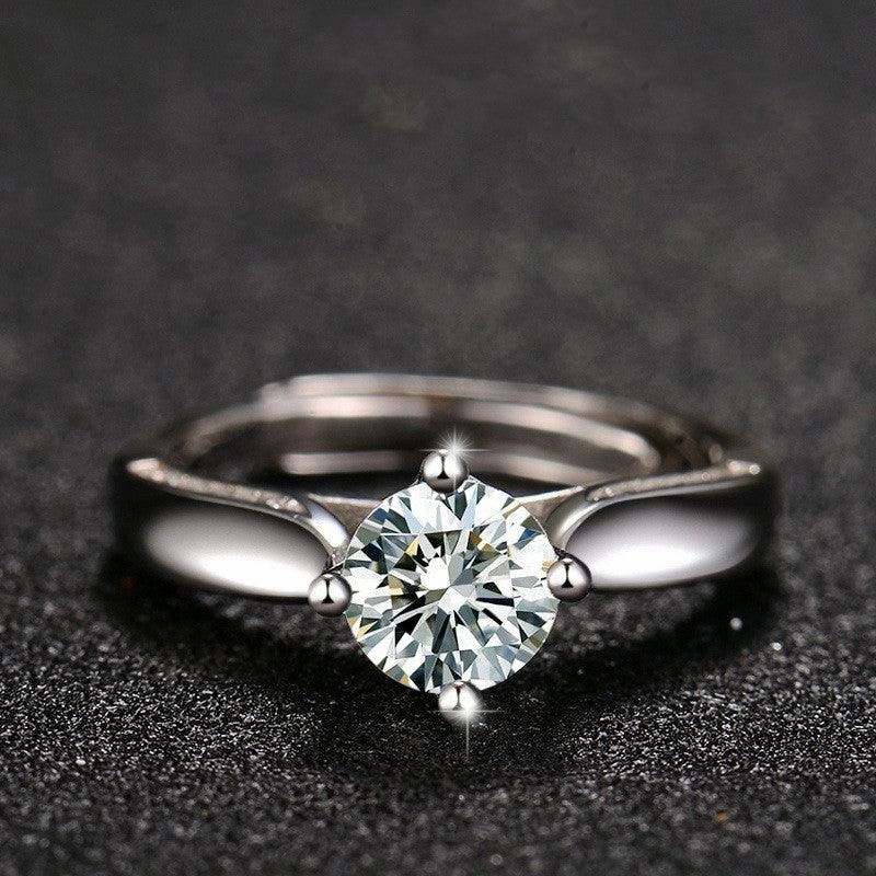 Women's Fashion Mosant Diamond Ring
