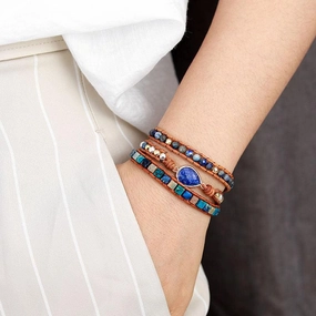 Women's Fashion Multilayer Wrap Braided Bracelet 