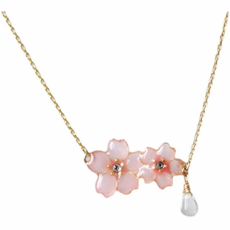 Women's Fashion Simple Silver Gold-plated Pendant Necklace