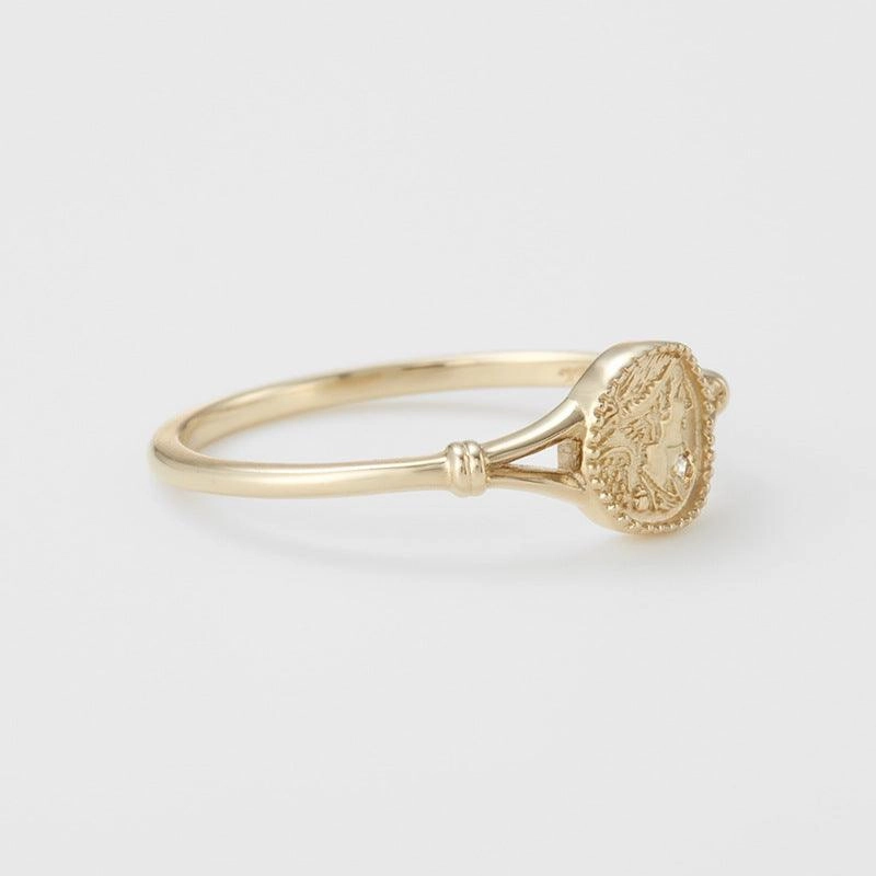 Women's Fashion Simple Vintage Irregular Ring