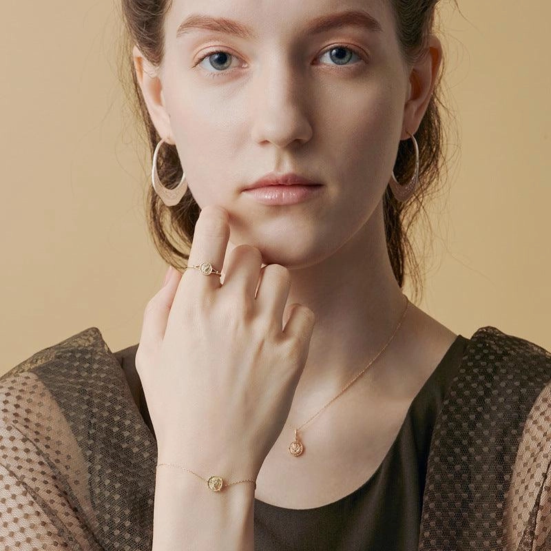 Women's Fashion Simple Vintage Irregular Ring