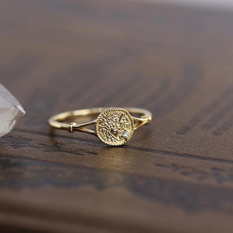 Women's Fashion Simple Vintage Irregular Ring