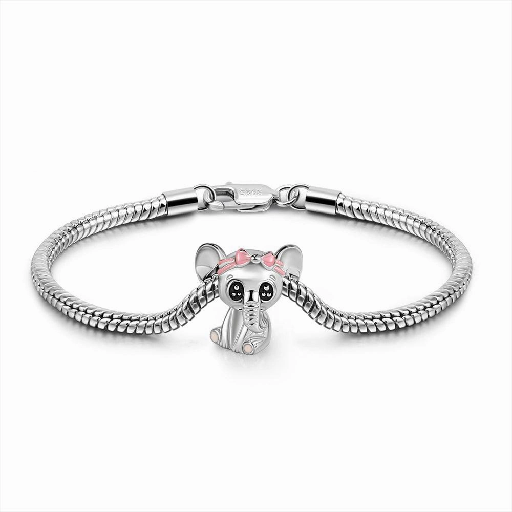 Women's Fashion Sterling Silver Snake Bone Bracelet