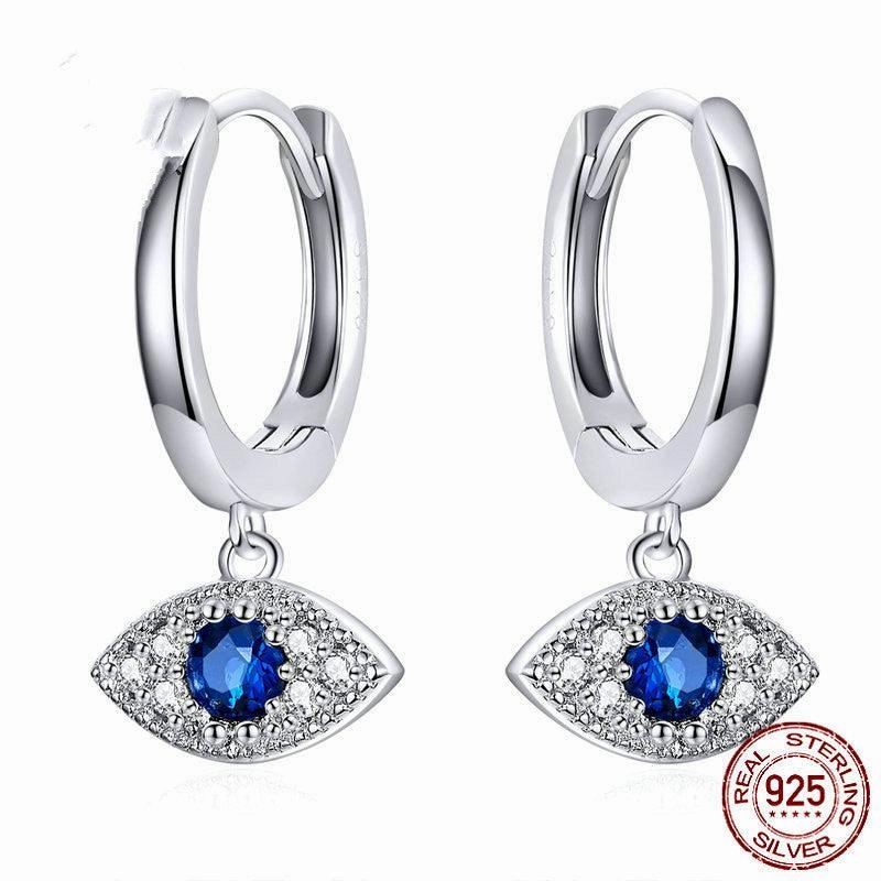 Women's Fashionable Simple Earrings In Sterling Silver