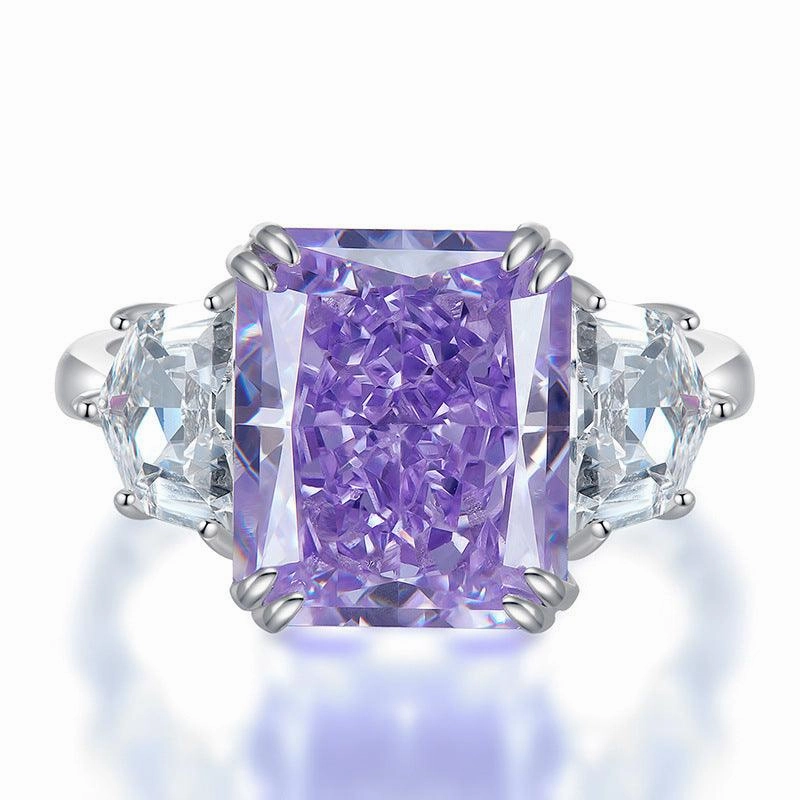 Women's Ice Cut High Carbon Diamond Ring