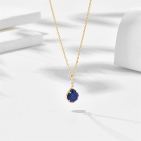 Women's Inlaid Natural Sandstone Pendant 
