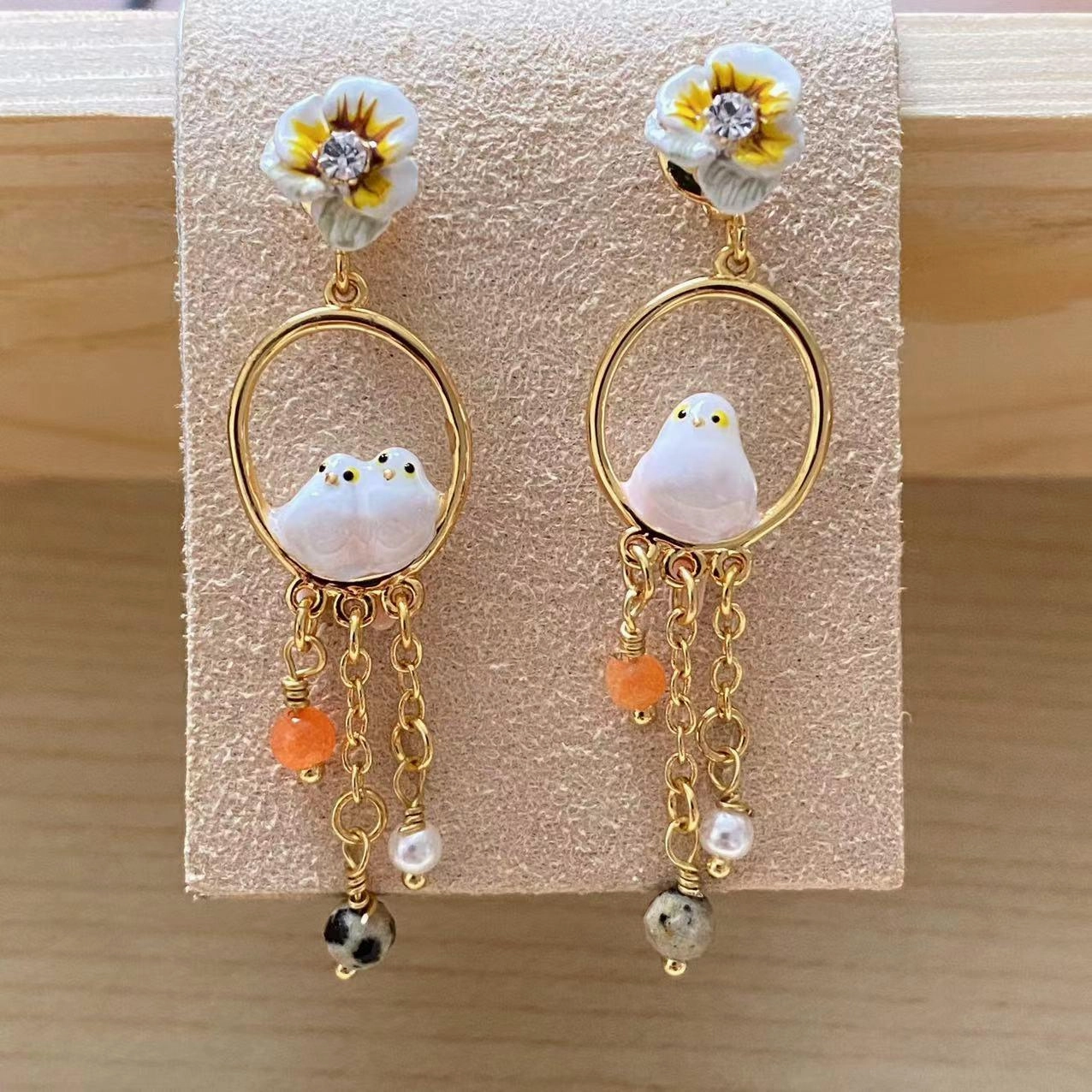 Women's Love Small Animal Earrings