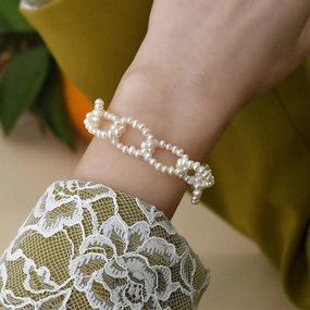 Women's Natural Freshwater Pearl Bracelet 
