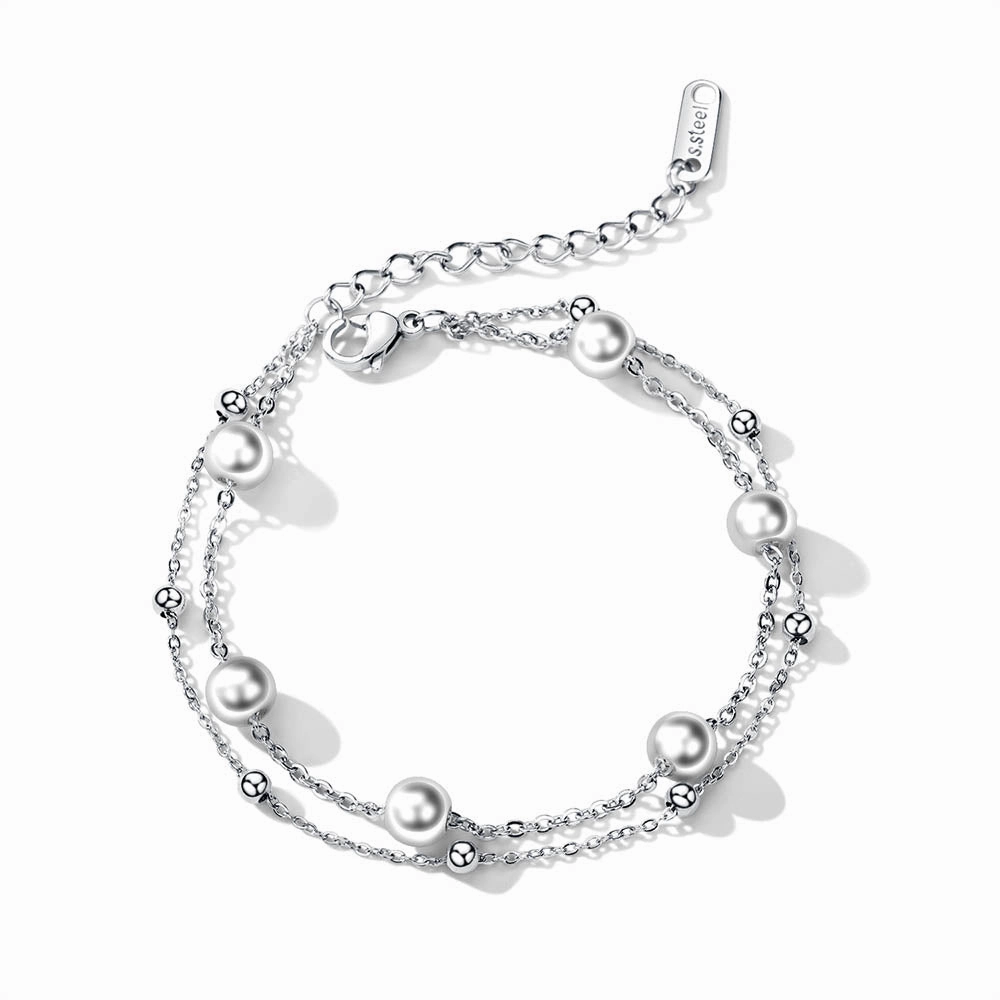 Women's pearl bracelet hand-chain-bracelet  