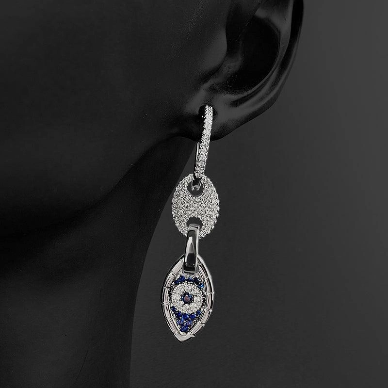 Women's Pig Nose Asymmetric Hoop Earrings