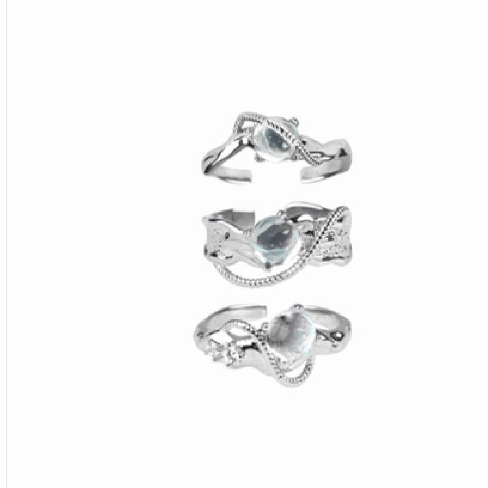 Women's Sterling Silver Moonstone Ring