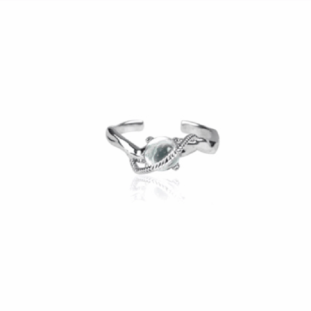 Women's Sterling Silver Moonstone Ring