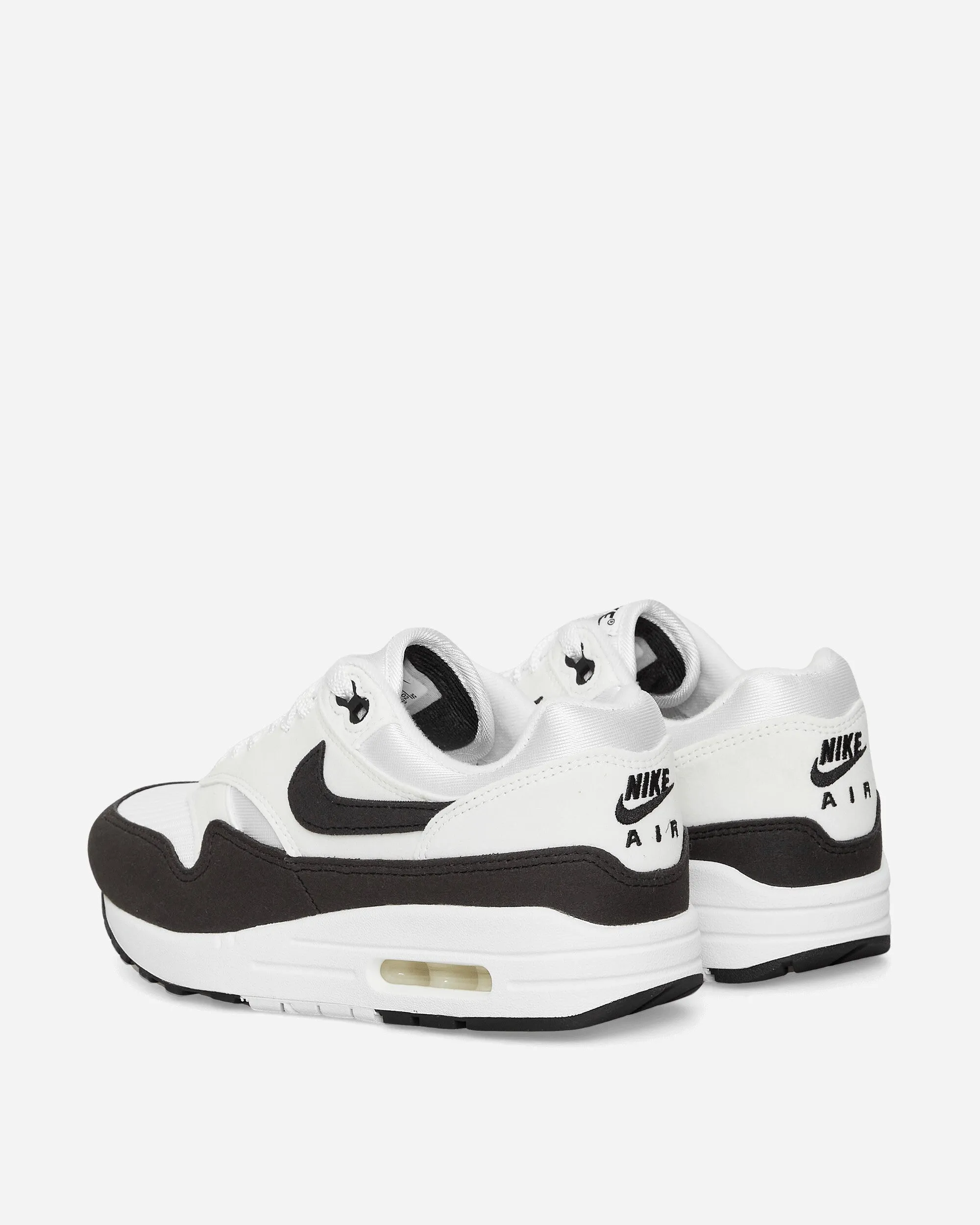Air Max 1 Sneakers für Damen in Summit White / Schwarz