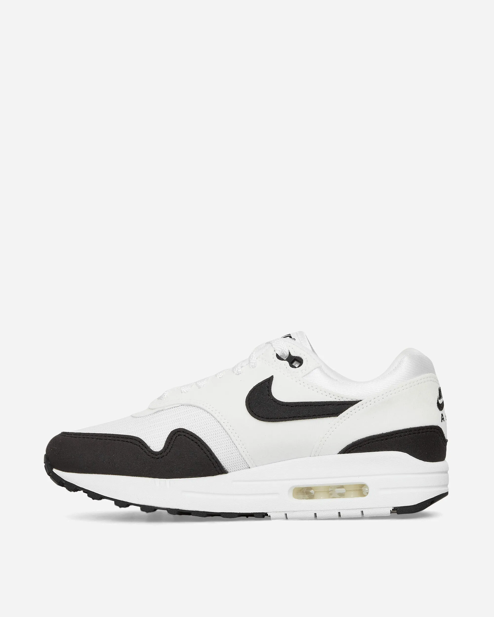 Air Max 1 Sneakers für Damen in Summit White / Schwarz