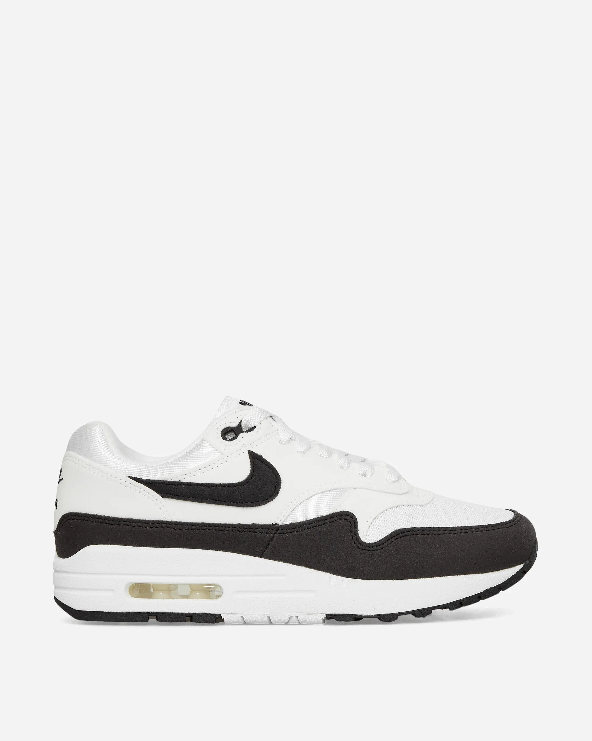 Air Max 1 Sneakers für Damen in Summit White / Schwarz