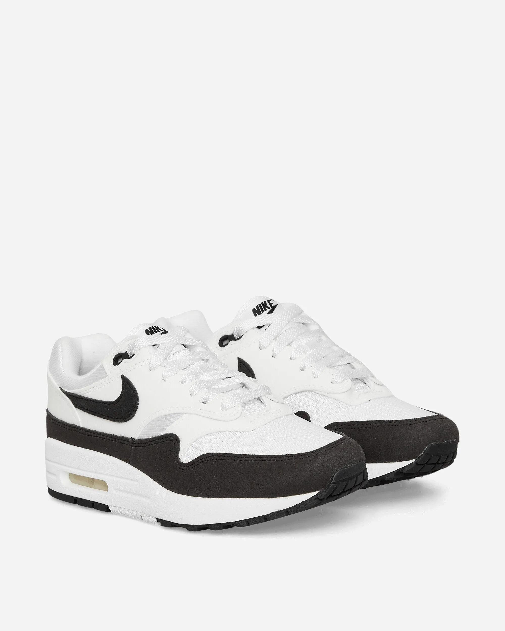 Air Max 1 Sneakers für Damen in Summit White / Schwarz