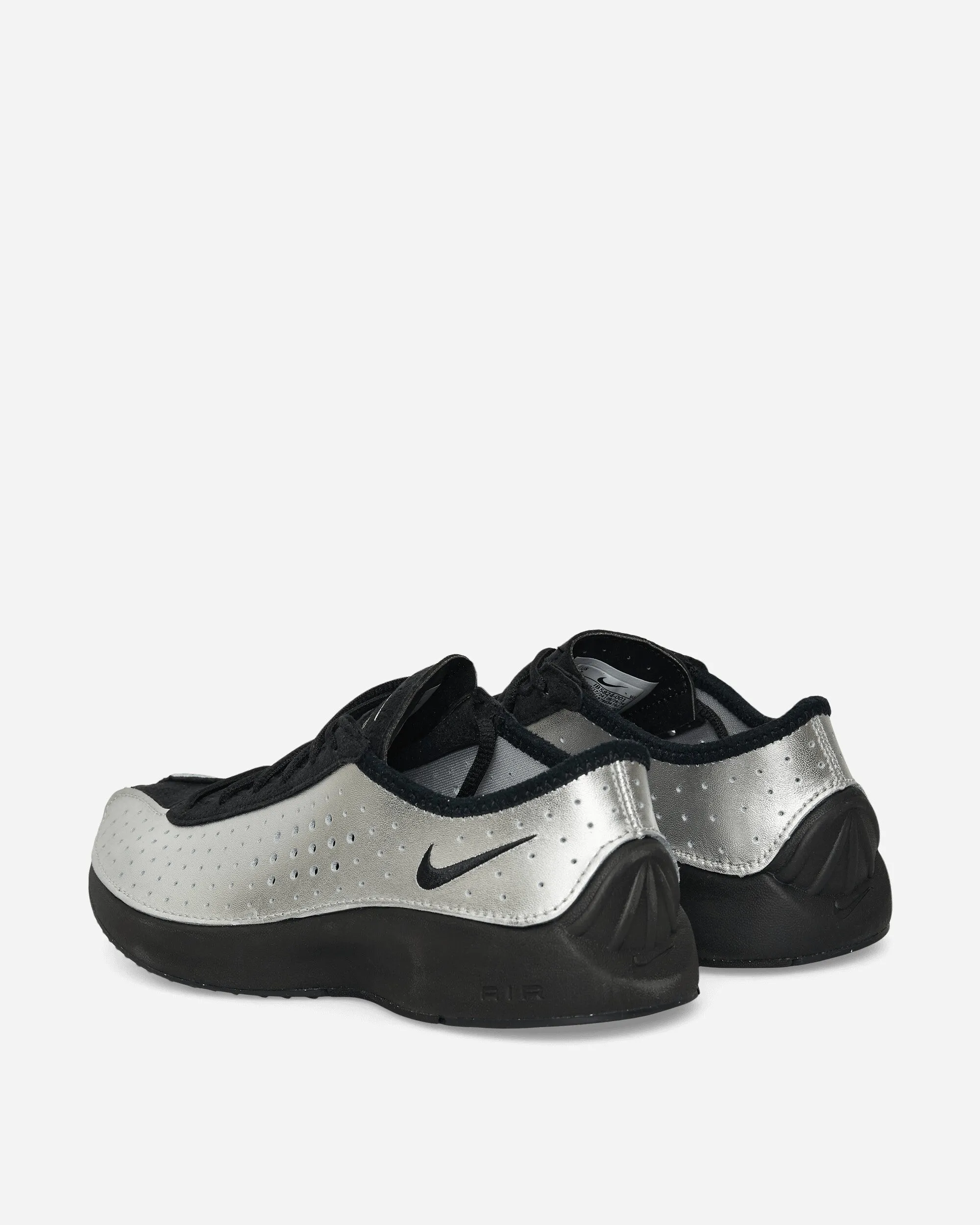 Damens Air Superfly Sneakers Metallisch Silber / Schwarz