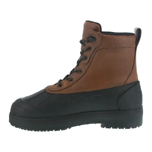 Damen Composite-Zehe Gummistiefel Arbeitsschuhe Schwarz Braun