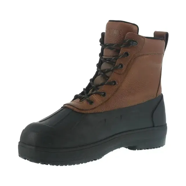 Damen Composite-Zehe Gummistiefel Arbeitsschuhe Schwarz Braun
