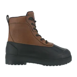 Damen Composite-Zehe Gummistiefel Arbeitsschuhe Schwarz Braun