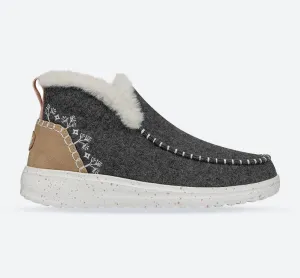 Heydude Damen 40208 Denny Wolle Kunst-Shearling Knöchelstiefel