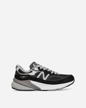 Damen 990v6 Sneakers Schwarz / Weiß, hergestellt in den USA