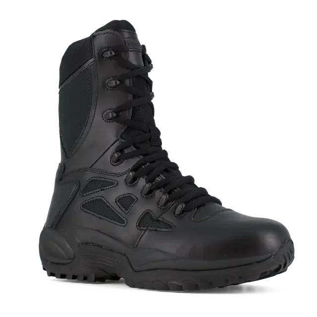 Damen Rapid Response Rb 8 Zoll Militärarbeitsschaftstiefel mit weicher Spitze Schwarz