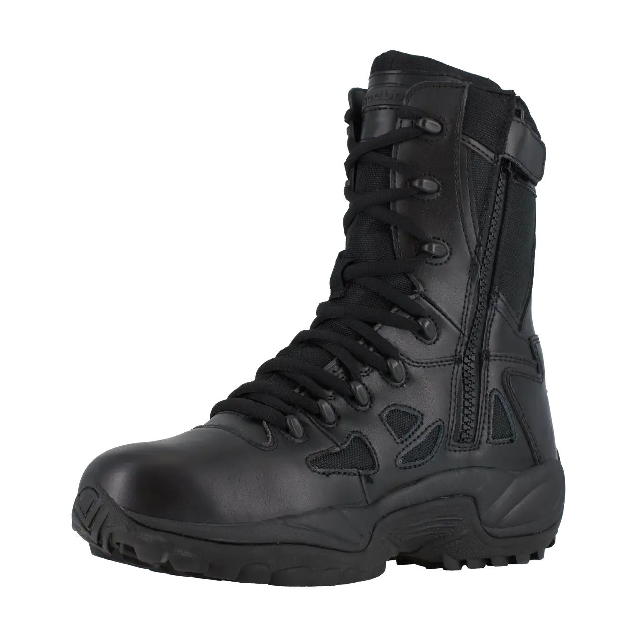 Damen Rapid Response Rb 8 Zoll Militärarbeitsschaftstiefel mit weicher Spitze Schwarz
