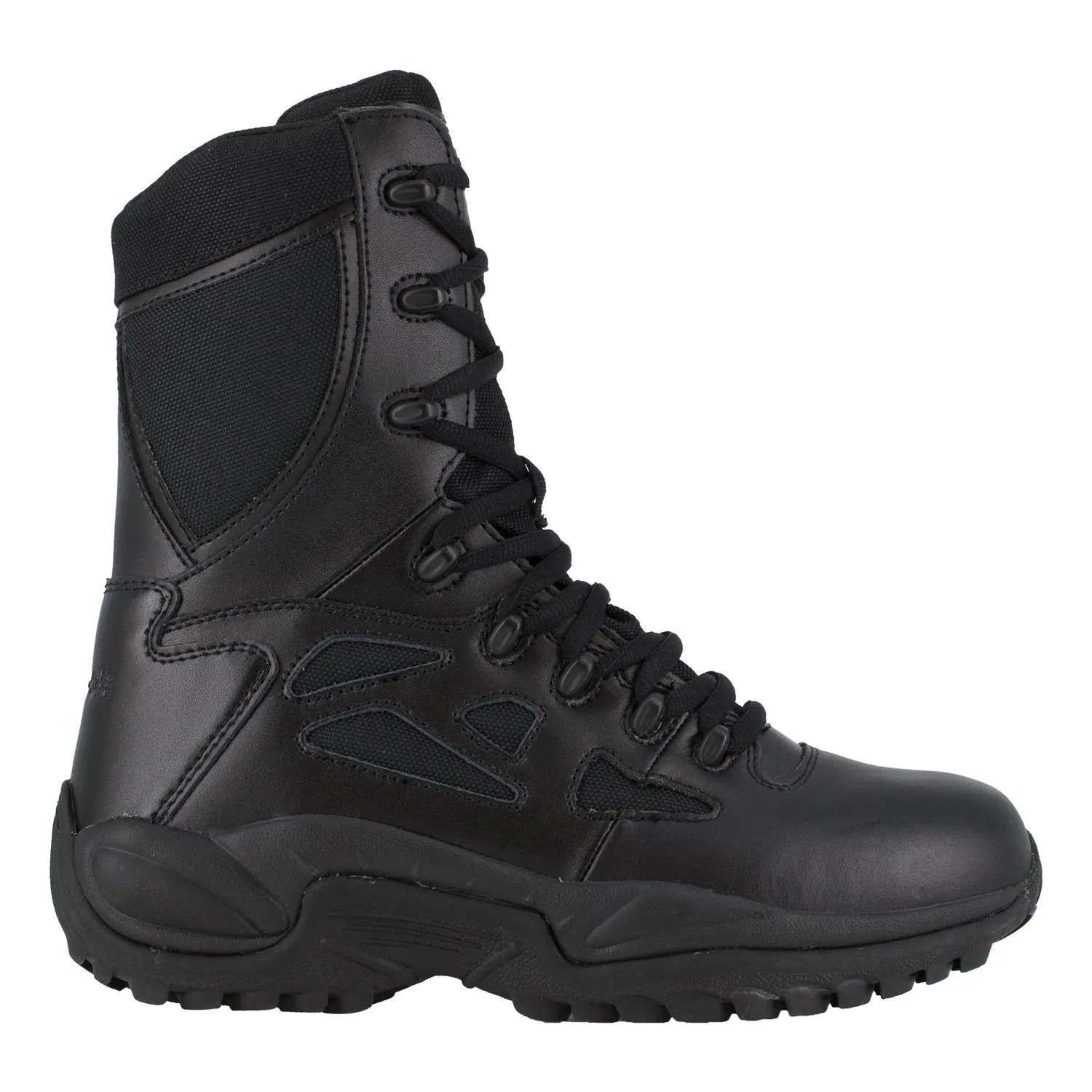 Damen Rapid Response Rb 8 Zoll Militärarbeitsschaftstiefel mit weicher Spitze Schwarz