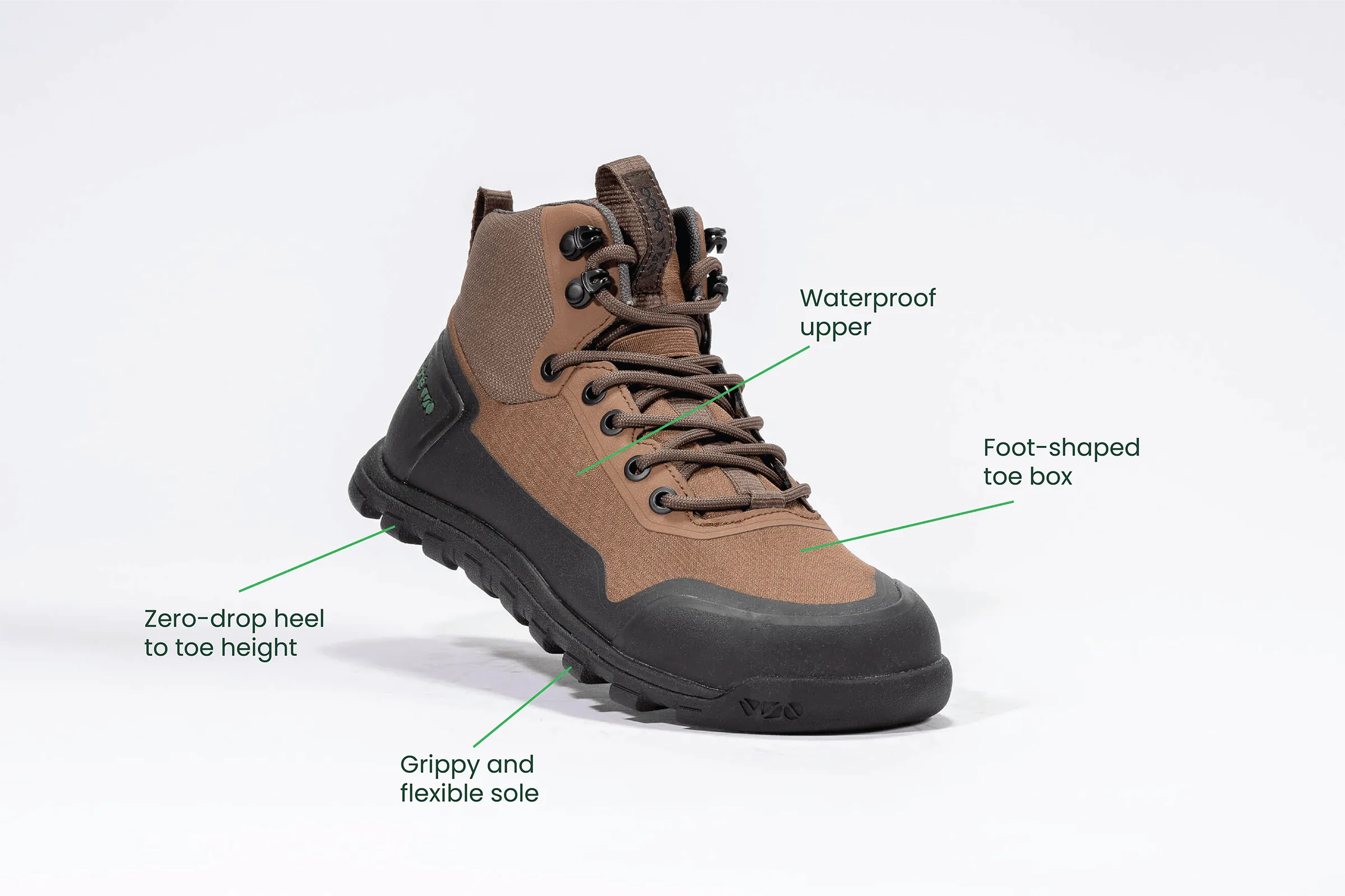 Damen-Rediscover-Grounding-Barfuß-Wanderstiefel | Bark