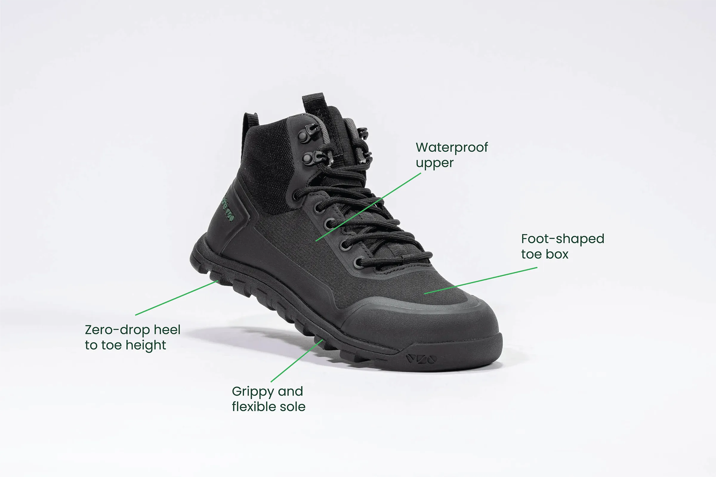 Damen-Rediscover-Bodenkontakt-Barfuß-Wanderstiefel | Eclipse
